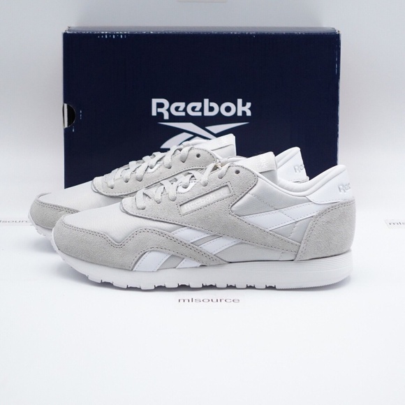 NEW Reebok Classic Nylon Slim Sneakers 100033441 Steely Fog/SteelyFog - Picture 1 of 14